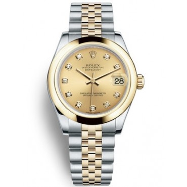 Rolex Lady-Datejust Two Tone Gold Watch 178243-0037