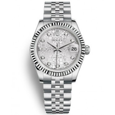 Rolex Lady-Datejust Watch 178274-0029 Silver Dial