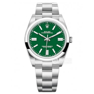 Rolex Oyster Perpetual Watch 124300-0005 Green Dial