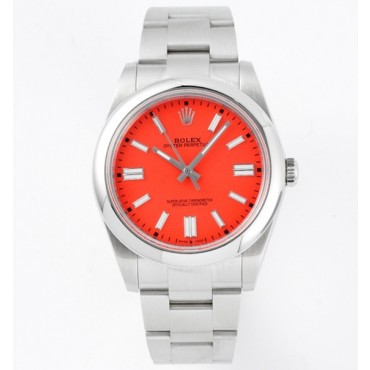 Rolex Oyster Perpetual Watch 124300-0007 Red Dial