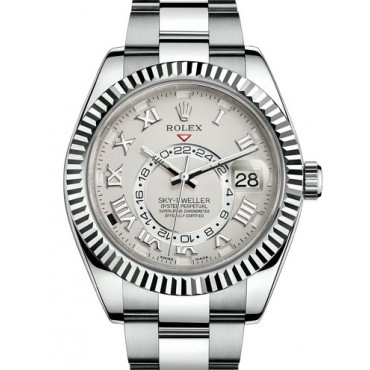 Rolex Sky-Dweller Watch 326939-0001 White Dial