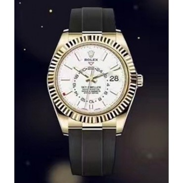 Rolex Sky-Dweller Watch 326238-0006 White Dial
