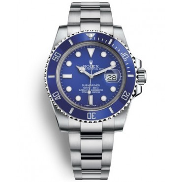 Rolex Submariner Date Watch Blue