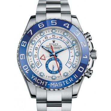 Rolex Yacht-Master II Watch 116680-0001 White Dial