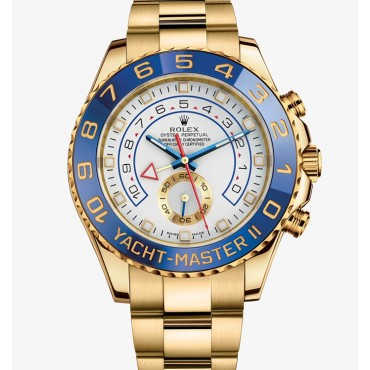 Rolex Yacht-Master II All Yellow Gold Watch 116688-0001 White
