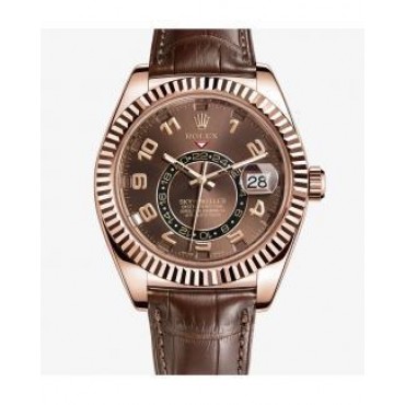 Rolex Sky-Dweller Watch 326135-0001 Chocolate Dial