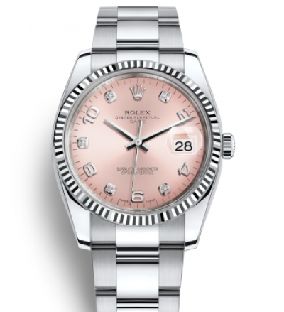 Rolex Lady-Datejust Watch 115234-00097 Pink Dial