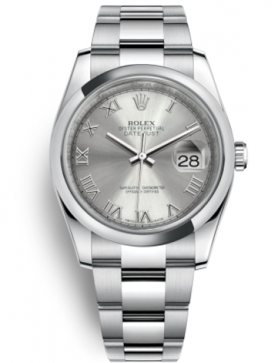 Rolex Datejust 36 Watch 116200-0062 Silver Dial