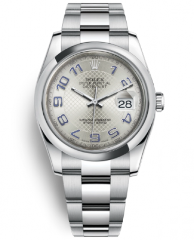 Rolex Datejust 36 Watch 116200-0074 Silver Dial