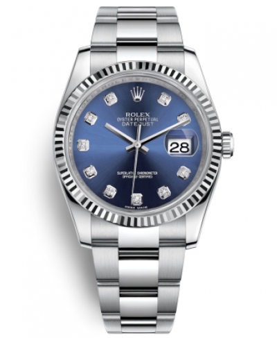 Rolex Datejust 36 Watch 116234-0134 Dark Blue