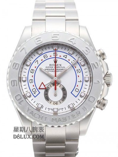 Rolex Yacht-Master II Watch 116689-0001 White Dial