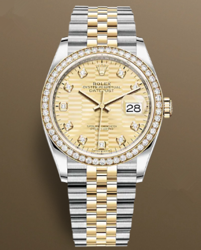 Rolex Datejust Watch 126283rbr-0031 Jubilee Golden Dial