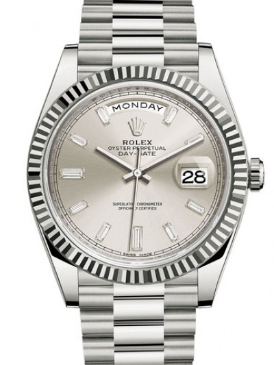 Rolex Day-Date II Watch 228236-0002 Presidential Silver Dial