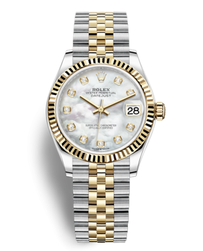 Rolex Lady-Datejust Two Tone Gold Watch 278273-0028 MOP