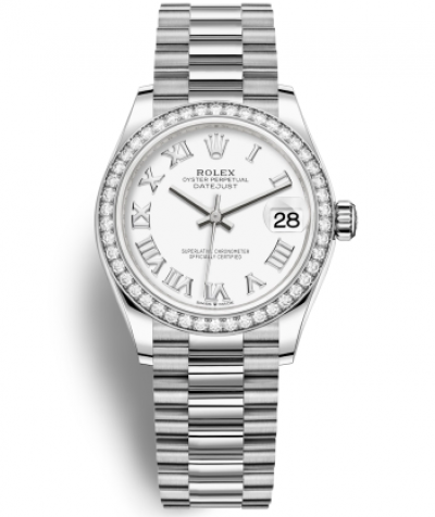 Rolex Lady-Datejust Watch 278289RBR-0007 White Dial