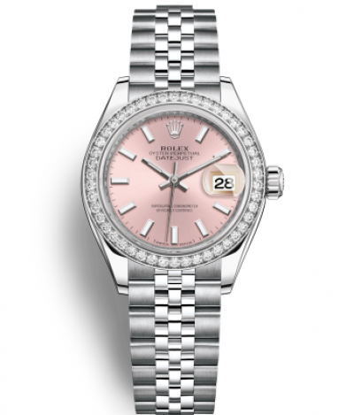 Rolex Lady-Datejust Watch 279384rbr-0001 Pink Dial