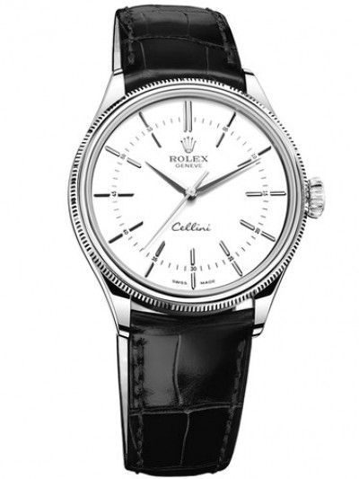 Rolex Cellini Time Watch 50509-0016 White Dial