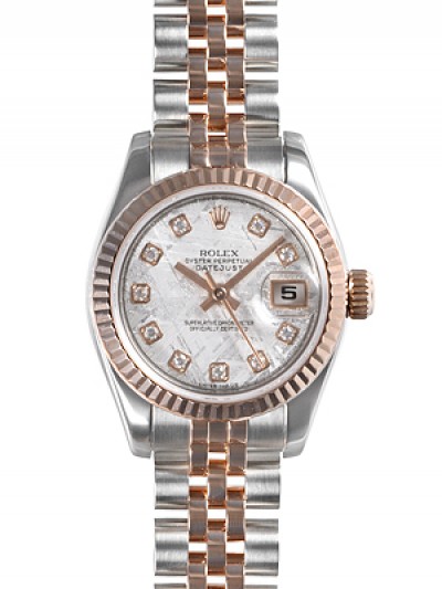 Rolex Lady-Datejust Two Tone Rose Gold Watch 179171 G-63131 MOP