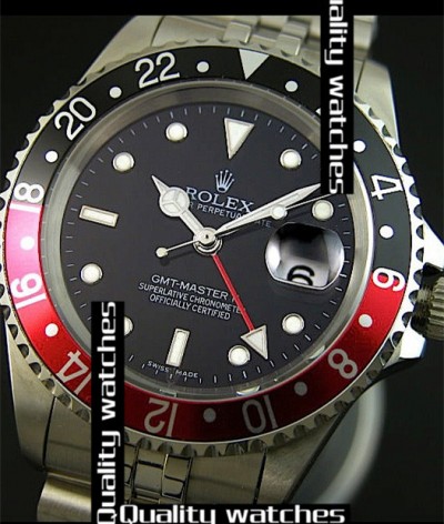 Rolex GMT-Master II Cloned 3285 Movement Watch Red&Black Bezel