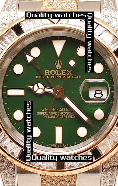 Rolex GMT-Master II Cloned 3285 Movement Watch Green Dial