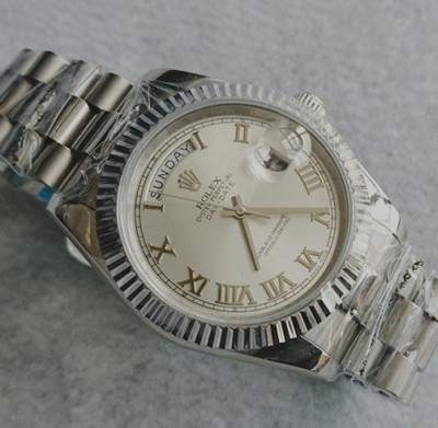 Rolex Day-Date II Watch Presidential Silver Dial