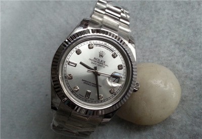 Rolex Day-Date II Watch 218239-0006 Presidential Silver