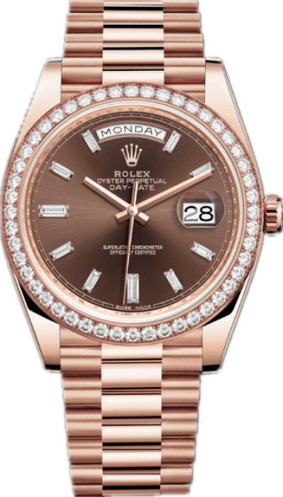 Rolex Day-Date II Rose Gold Watch 228345rbr-0006 Presidential Chocolate