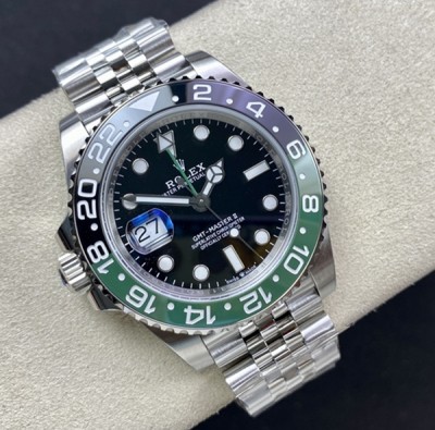 Rolex GMT-Master II 126720vtnr-0002 Cloned Watch 3285 Movement - Black&Green Bezel