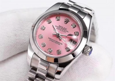 Rolex Lady-Datejust Watches 279166-0005 Pink Dial 28mm