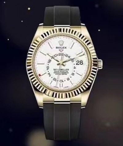 Rolex Sky-Dweller Watch 326238-0006 White Dial