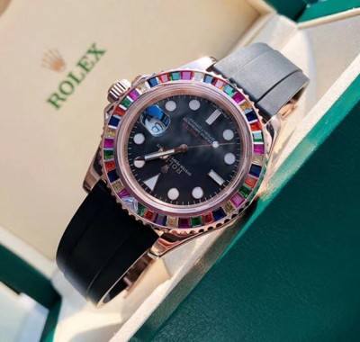 Rolex Yacht-Master Cloned 3235 Movement Watch Rainbow Candy 116695SATS