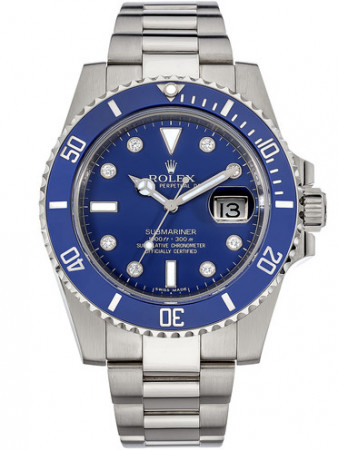 Rolex Submariner Date Watch 116619LB Blue