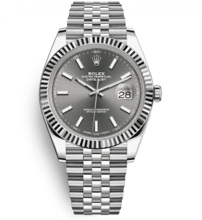 Rolex Datejust II Watch 126334-0014 Jubilee Gray Dial