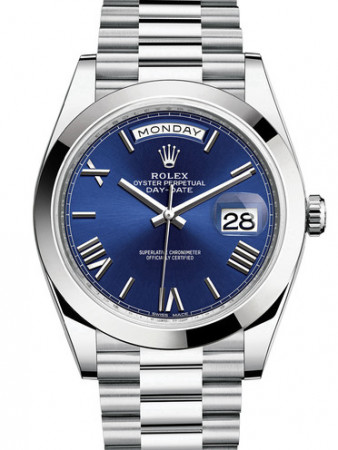 Rolex Day-Date II Watch 228206-0015 Presidential Dark Blue