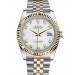 Rolex Datejust 36 Two Tone Gold Watch 116233-0154 White