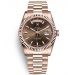 Rolex Day-Date Rose Gold Watch 118235F-0121 Presidential Chocolate