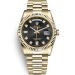 Rolex Day-Date Gold Watch 118238-0076 Presidential Black