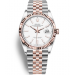 Rolex Datejust 36 Rose Gold Watch 126231-0017 Jubilee White