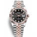 Rolex Datejust 36 Rose Gold Watch 126231-0019 Jubilee Black