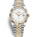 Rolex Datejust 36 Two Tone Gold Watch 126233-0029 Jubilee White