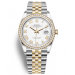 Rolex Datejust 36 Two Tone Gold Watch 126283RBR-0015 Jubilee White