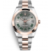 Rolex Datejust II Two-Tone Rose Gold Watch 126301-0015 Gray