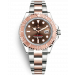 Rolex Yacht-Master Two Tone Rose Gold Watch 126621-0001 Chocolate