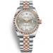 Rolex Lady-Datejust Two Tone Rose Gold Watch 178271-0030 Silver