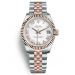 Rolex Lady-Datejust Two Tone Rose Gold Watch 178271-0067 White