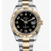 Rolex Datejust II Two-Tone Gold Watch 116333-0004 Black Dial