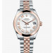 Rolex Lady-Datejust Two Tone Rose Gold Watch 178241-0062 White