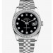 Rolex Datejust 36 Watch 116244-0014 Jubilee Black Dial