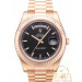 Rolex Day-Date II Rose Gold Watch 218235 Presidential Black