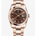 Rolex Day-Date Rose Gold Watch 118205F-0107 Oyster Chocolate